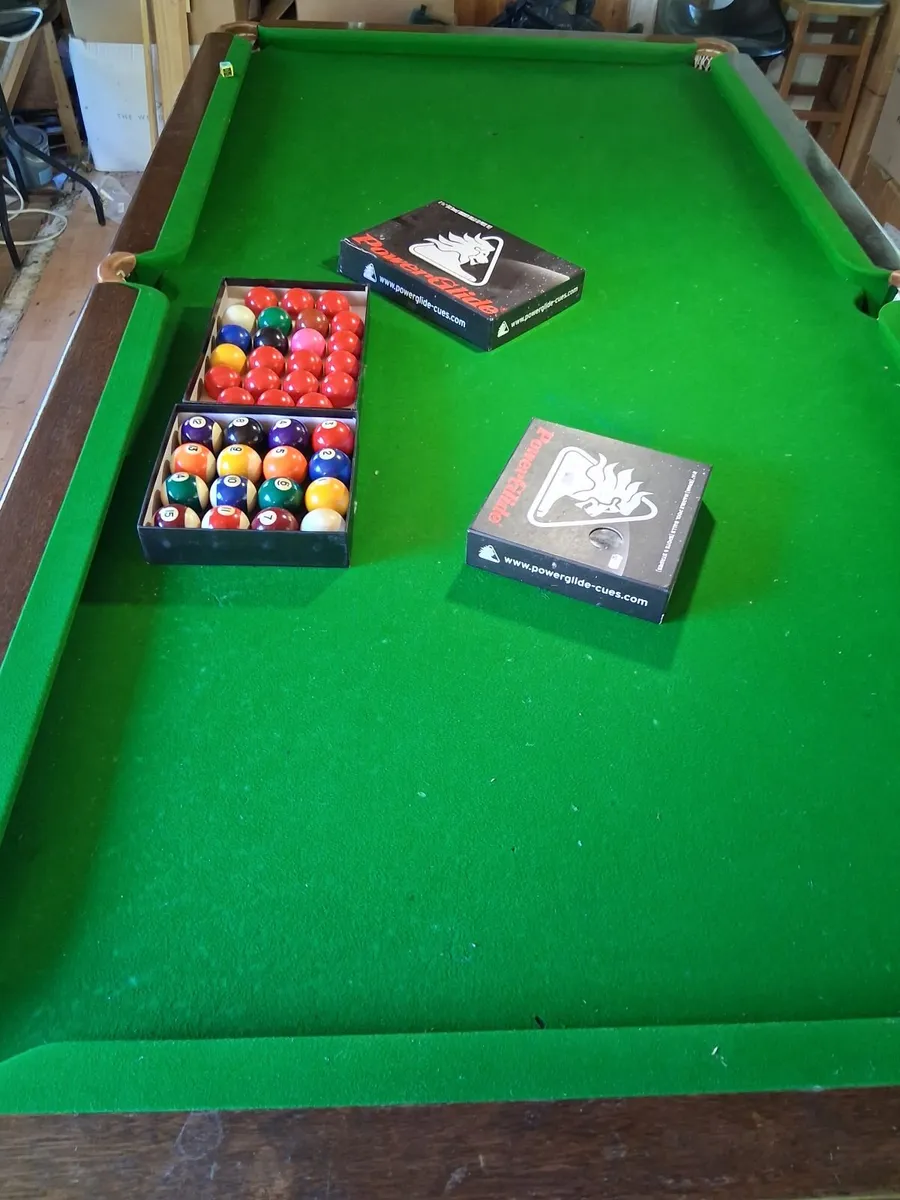 Pool Table \ Snooker table - Image 4