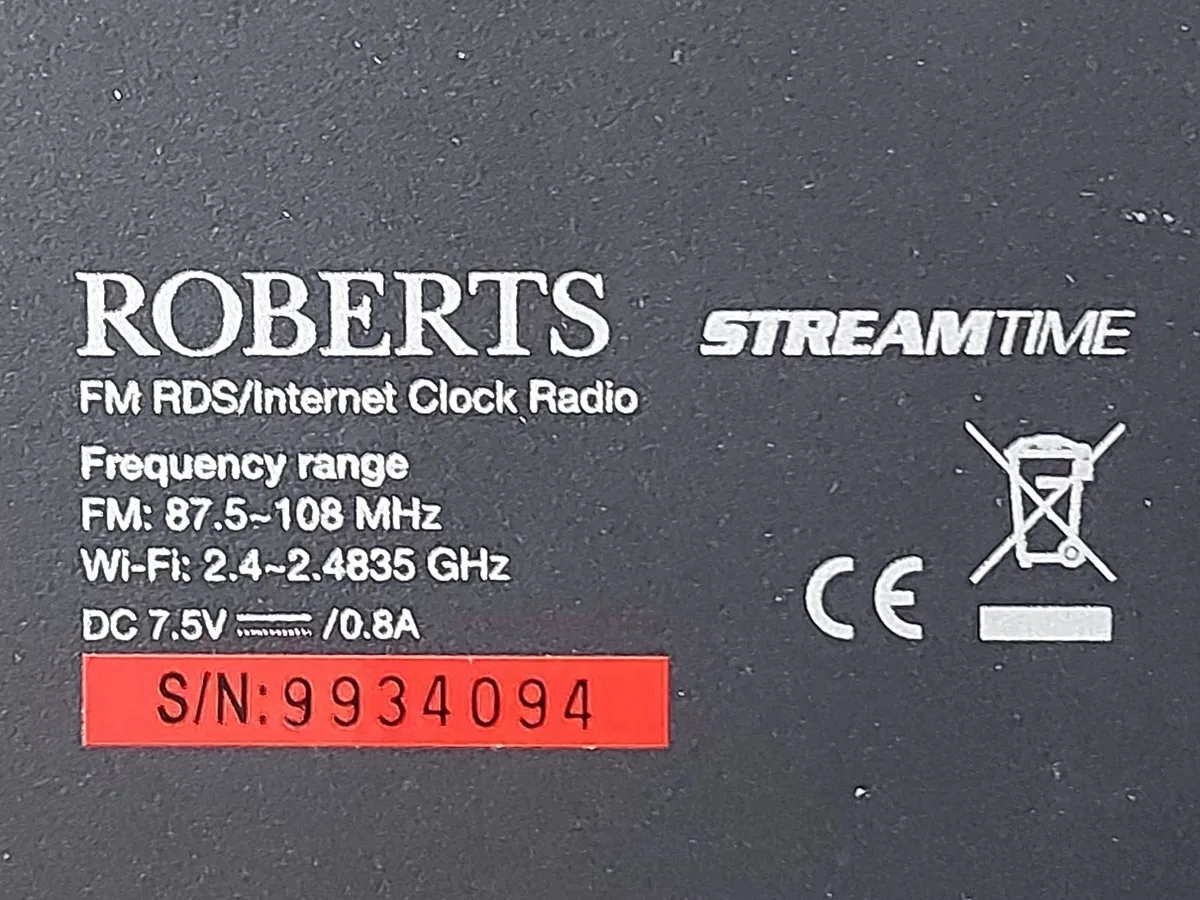 ROBERTS Streamtime FM RDS-Internet Clock Radio , - Image 3