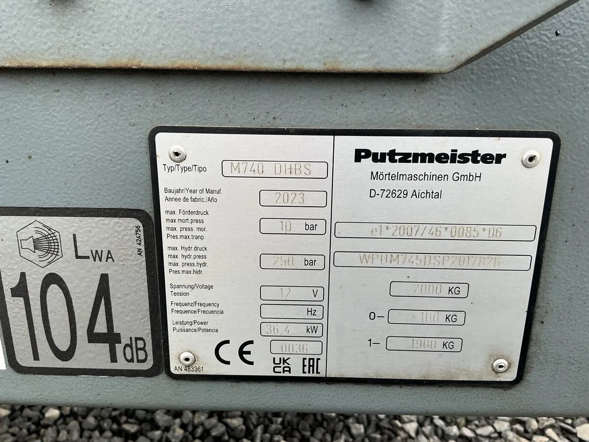 Putzmeister screed pump - Image 3