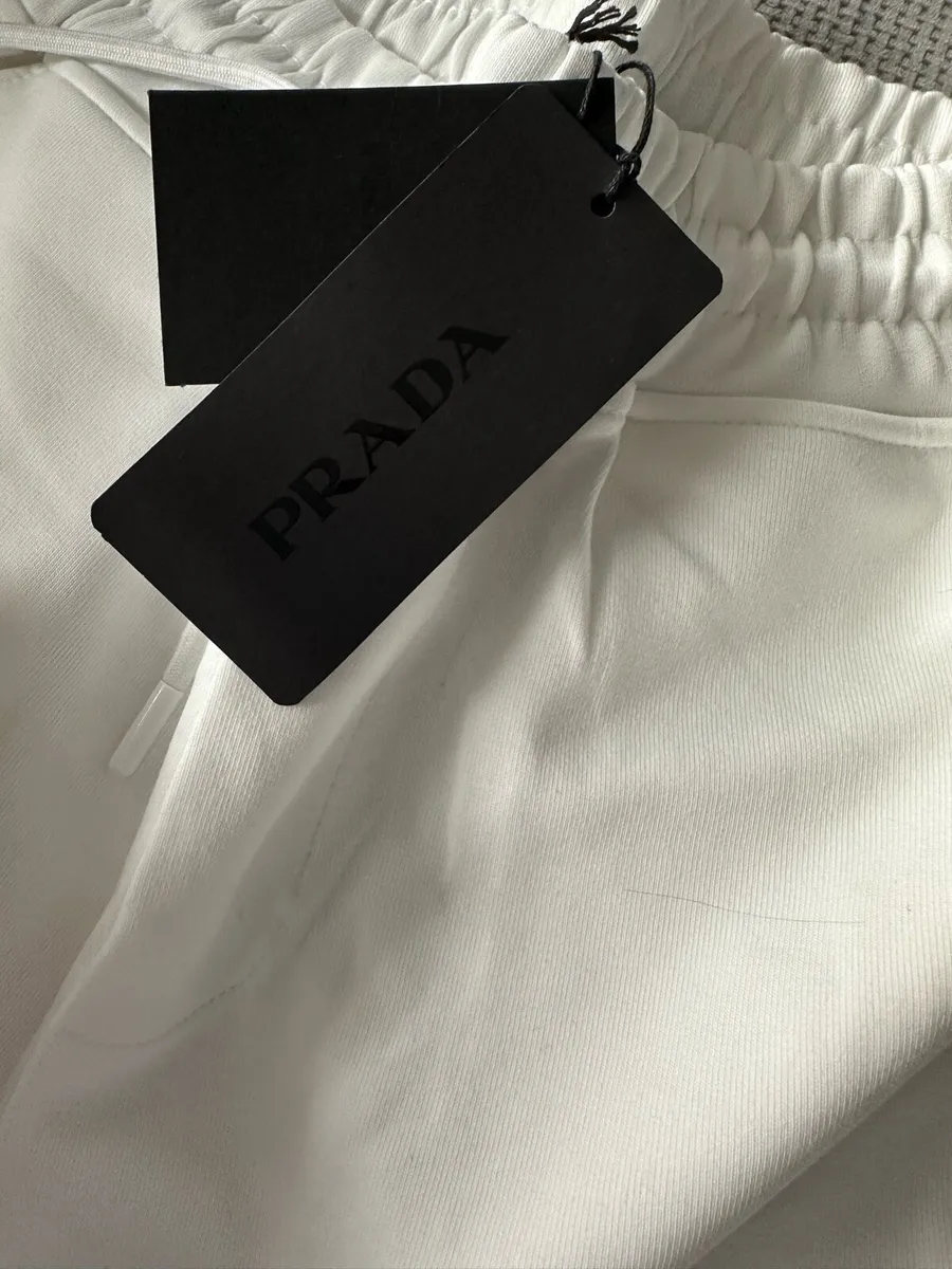 White Prada men’s shorts - Image 4