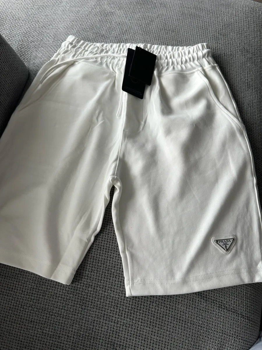 White Prada men’s shorts - Image 1