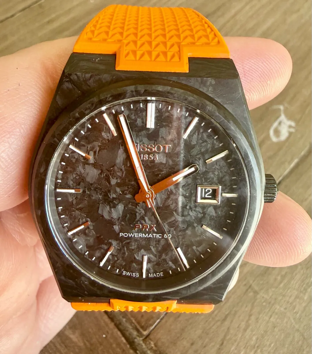 Tissot PRX Carbon automatic watch - Image 3