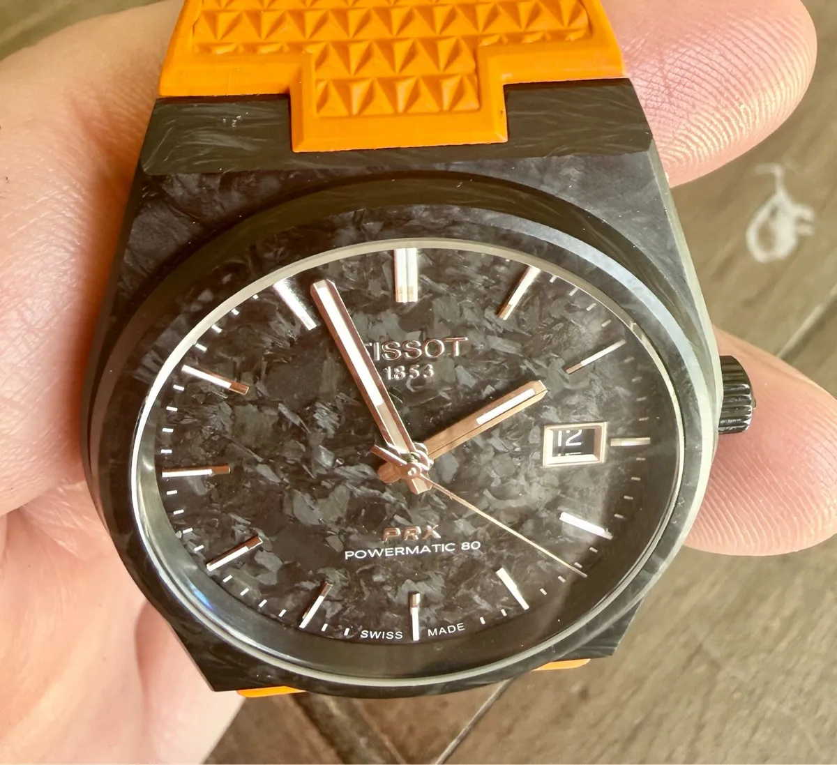 Tissot PRX Carbon automatic watch - Image 4