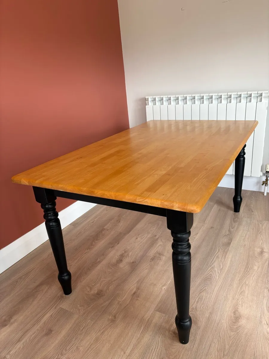 Kitchen pine table - Image 2