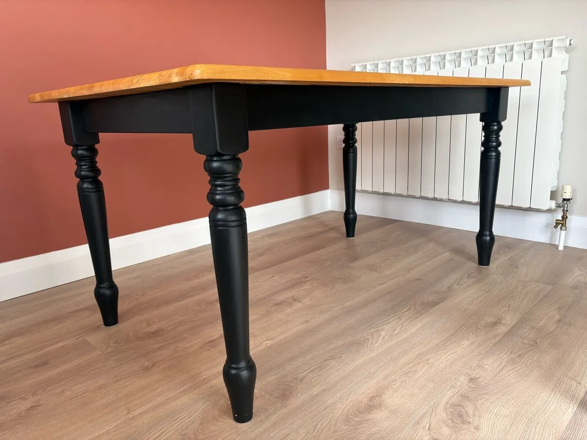 Kitchen pine table - Image 3