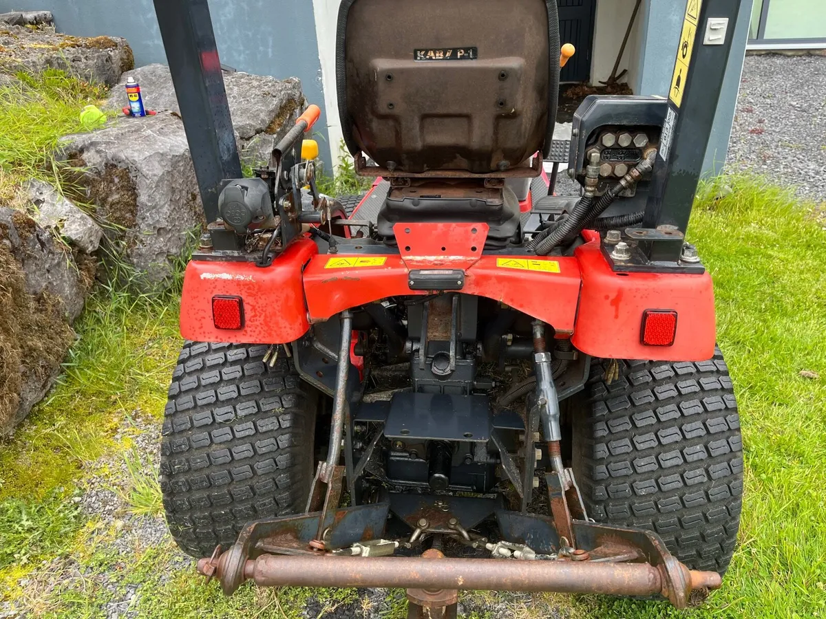Massey Ferguson compact tractor mower & trailer - Image 4