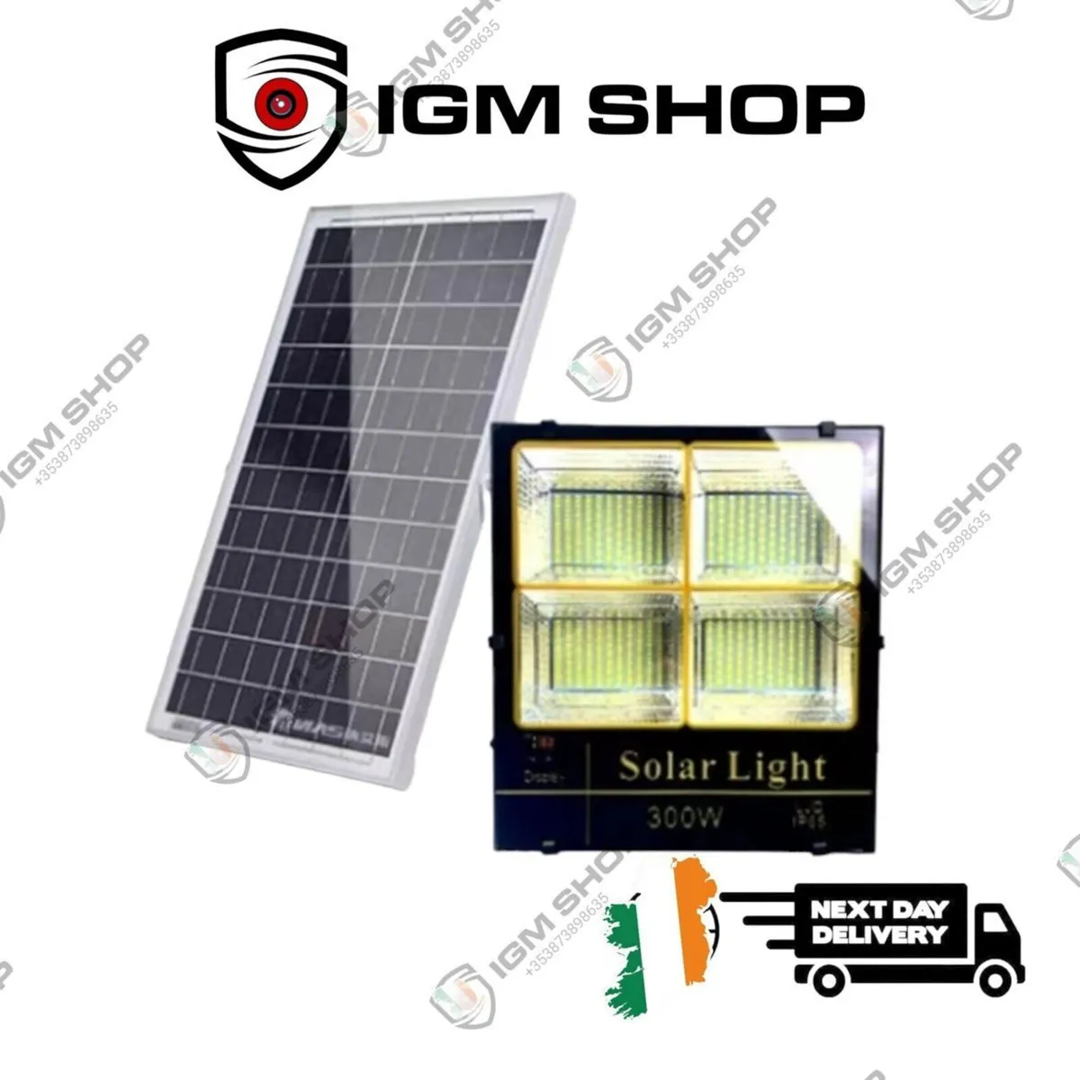 Solar floodlights brand new - Image 2