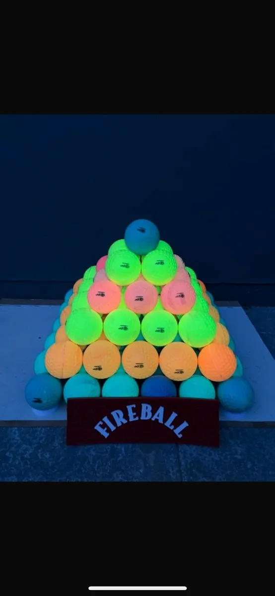 Glow in the dark speed balls Hurling/Camogie
