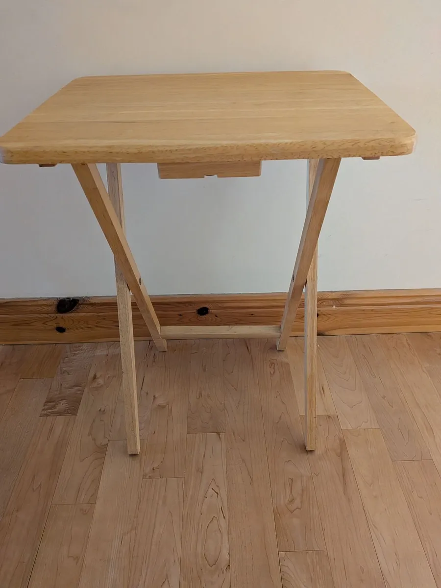 Foldable wooden table - Image 3