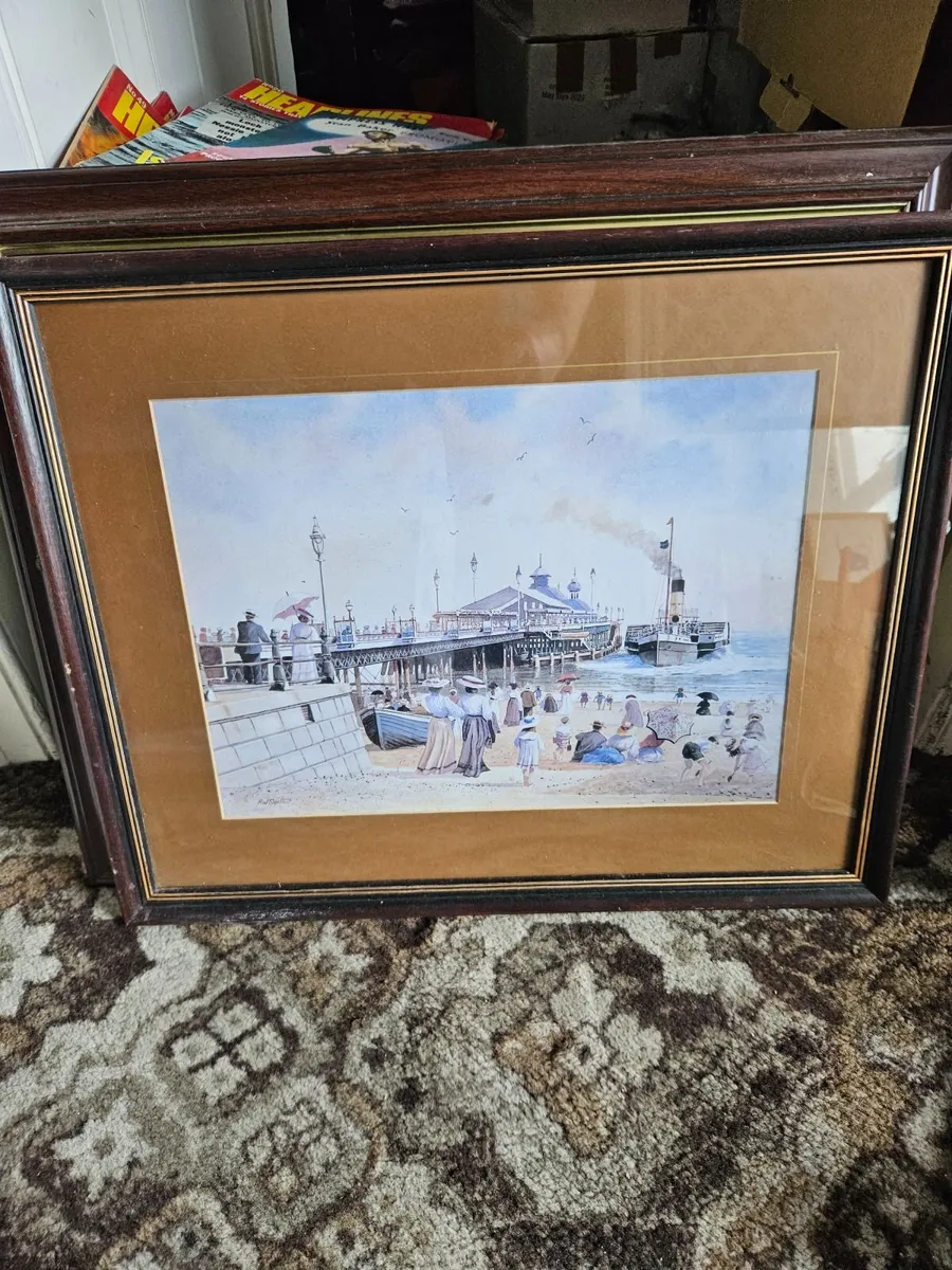 Picture Print Victorian Scene - Image 1