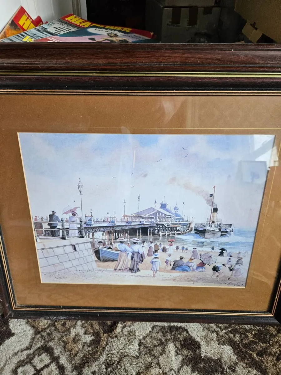 Picture Print Victorian Scene - Image 3