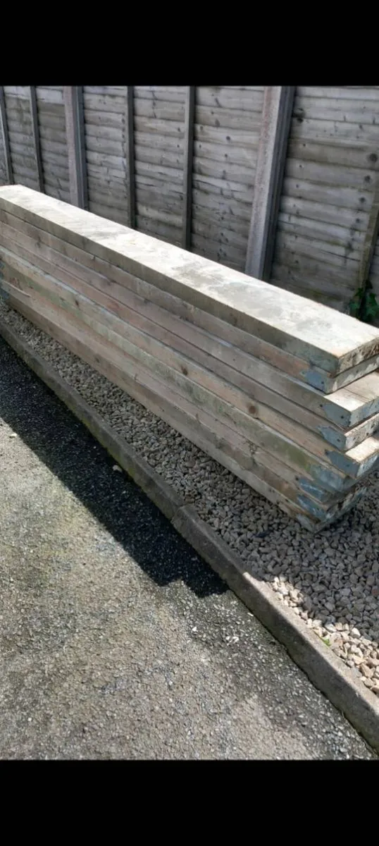 Scaffold planks boards