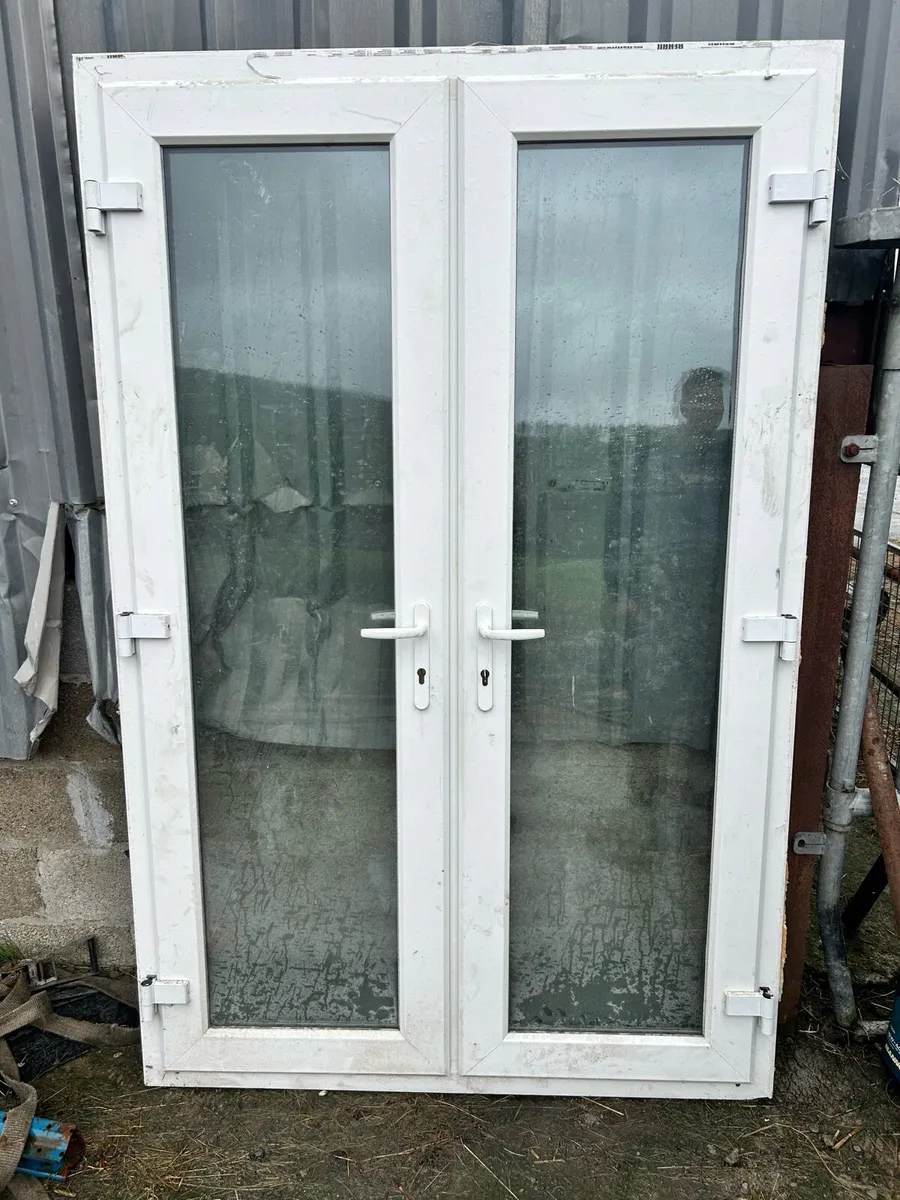 PVC French doors and window - Image 2