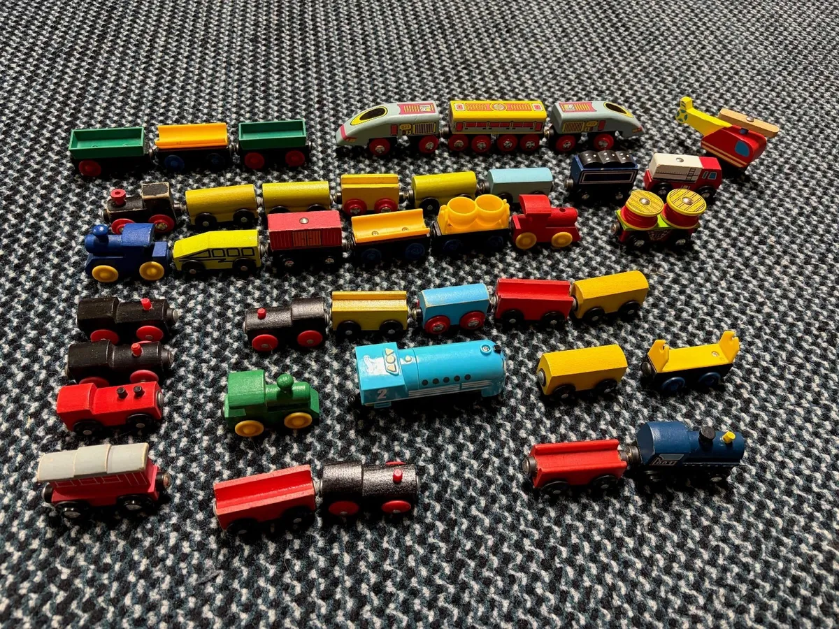 Wooden Train Track Set - Image 4