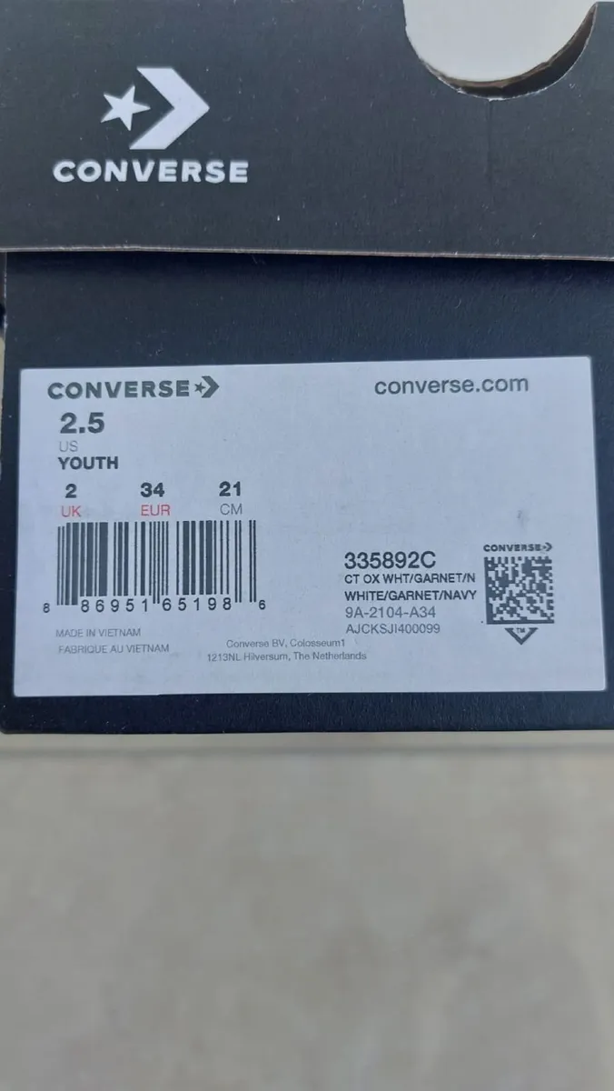 Child's Converse Runners - Image 1