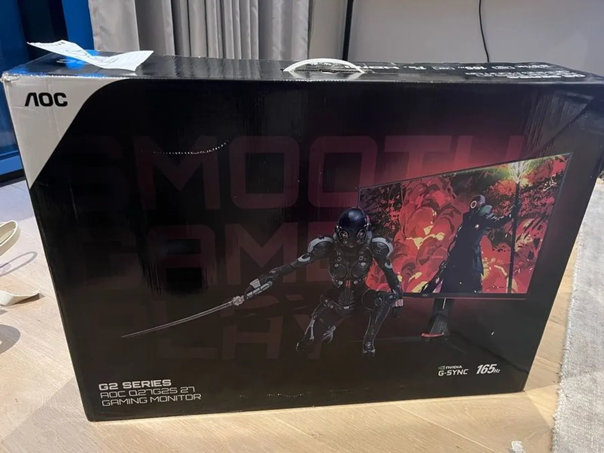 AOC Q27G2SEU 27 inch Gaming Monitor Excellent Condition - Image 3