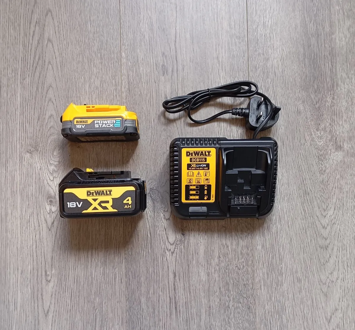 DeWalt Batteries and Charger (New)
