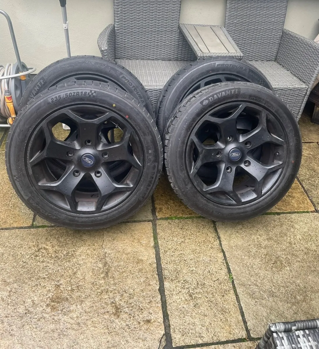 Matt Black 18”  Ford ST style Alloy wheels - Image 3