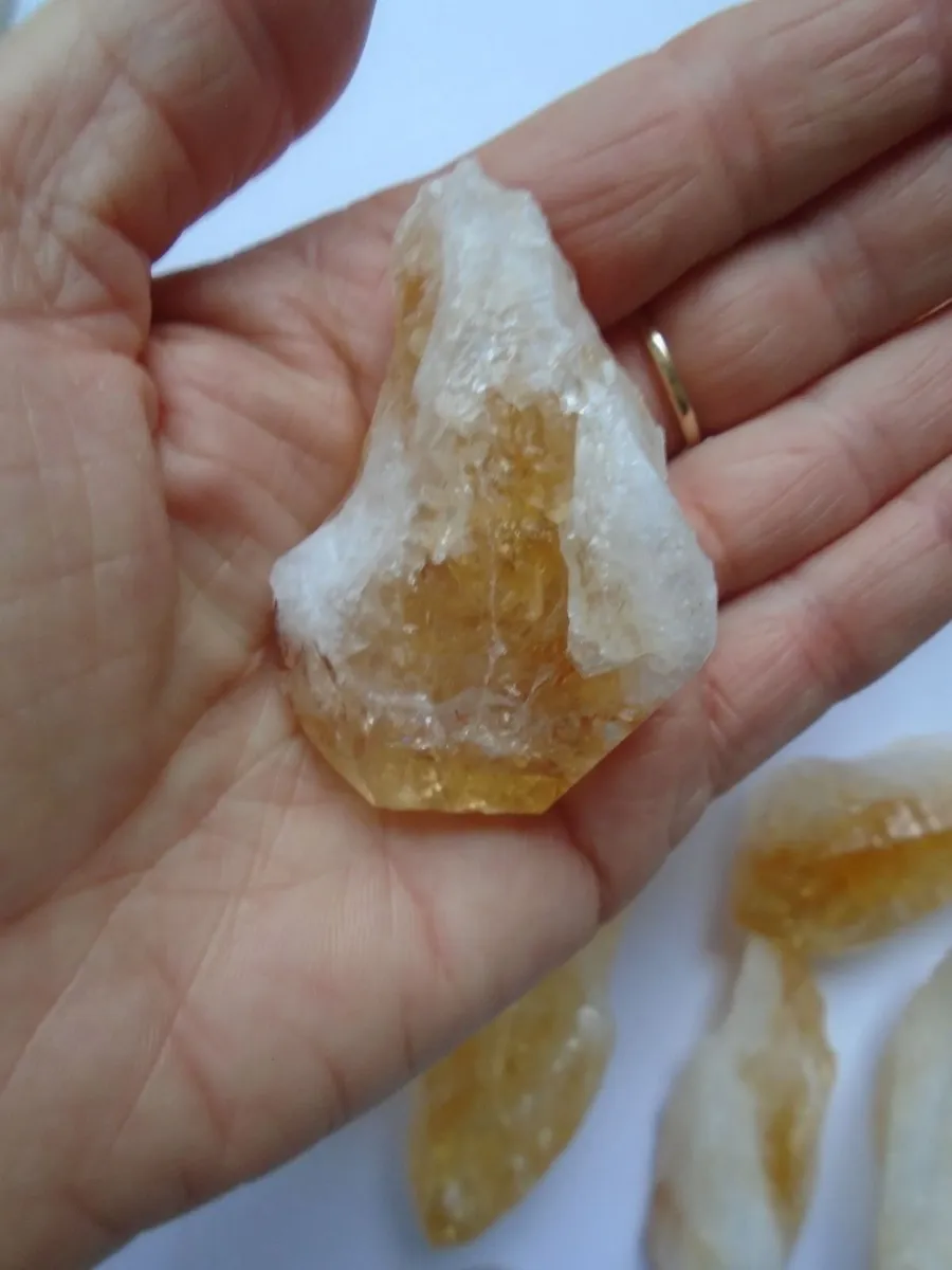 Raw Citrine crystals, Crystals, Citrine - Image 2