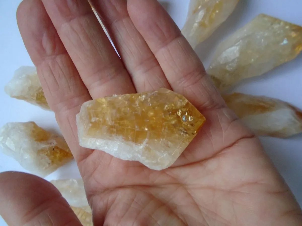 Raw Citrine crystals, Crystals, Citrine - Image 4