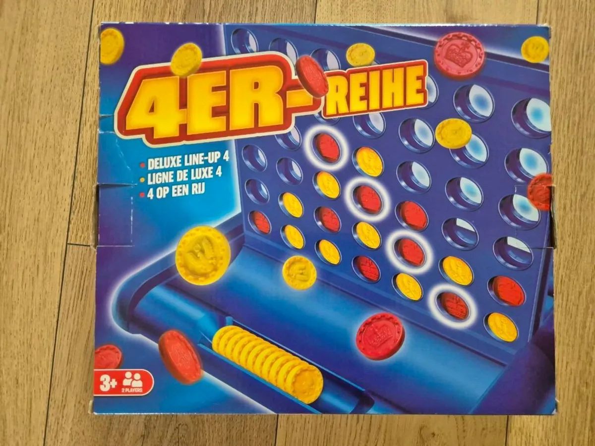 Deluxe "4 in a Row" Board Game — Large Size - Image 2