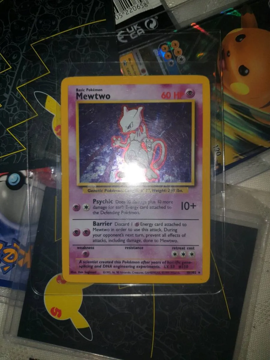 POKEMON CARD1999  MEWTWO  OPEN TO  OFFERS - Image 1
