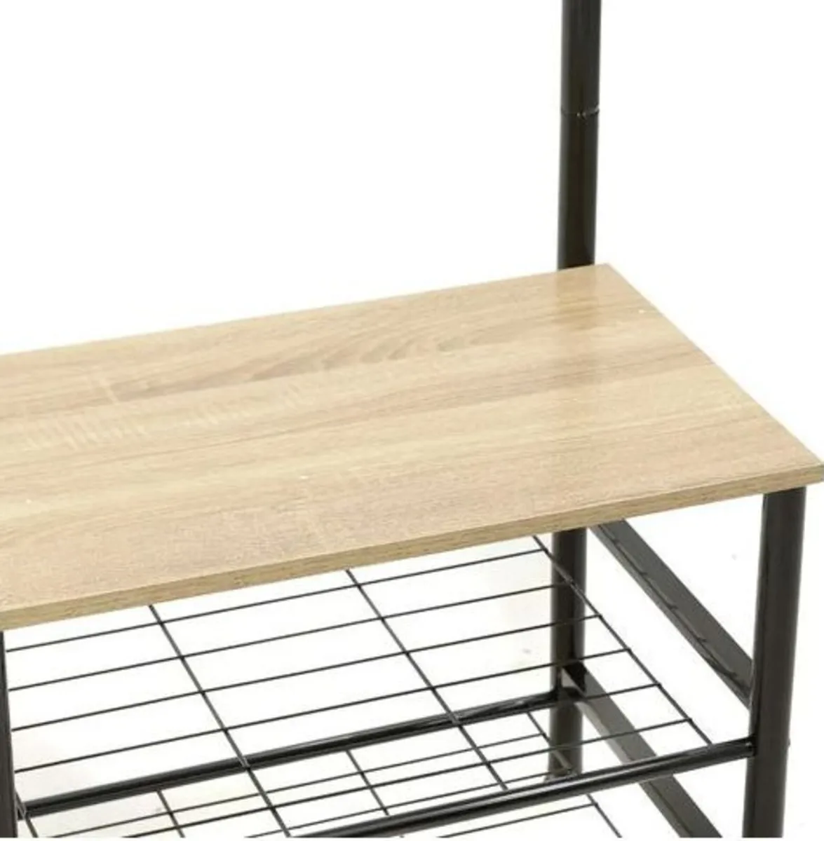 Pewamo Hall Tree with Bench and Shoe Storage - Image 2