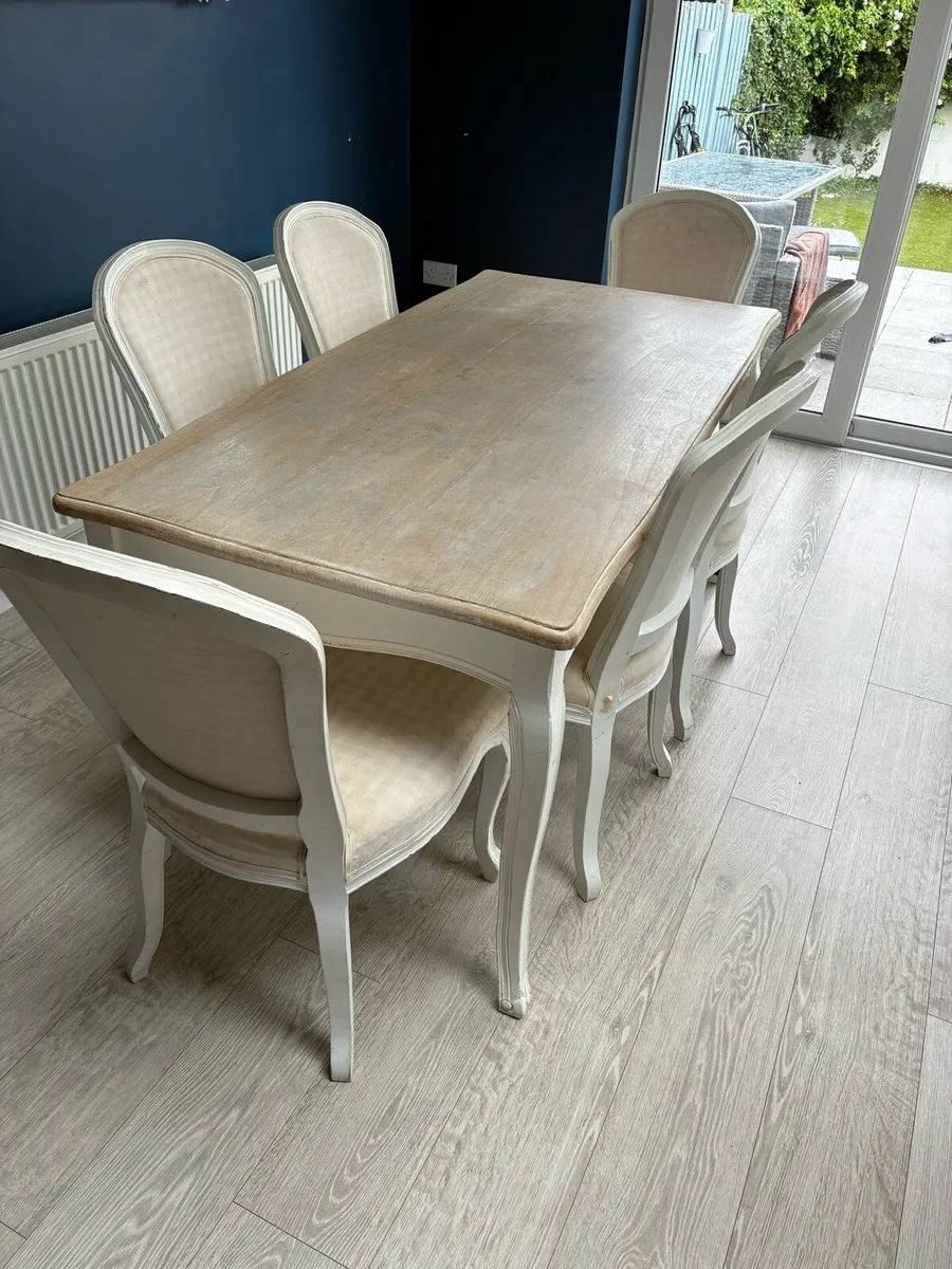 Dining set-Table and 6 matching chairs - Image 1