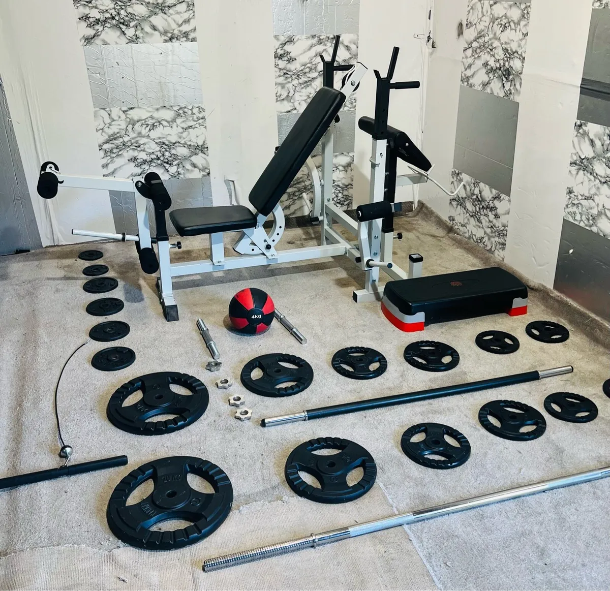 NEW CONDITION LIFE TIME WEIGHT BENCH SETUP - Image 2