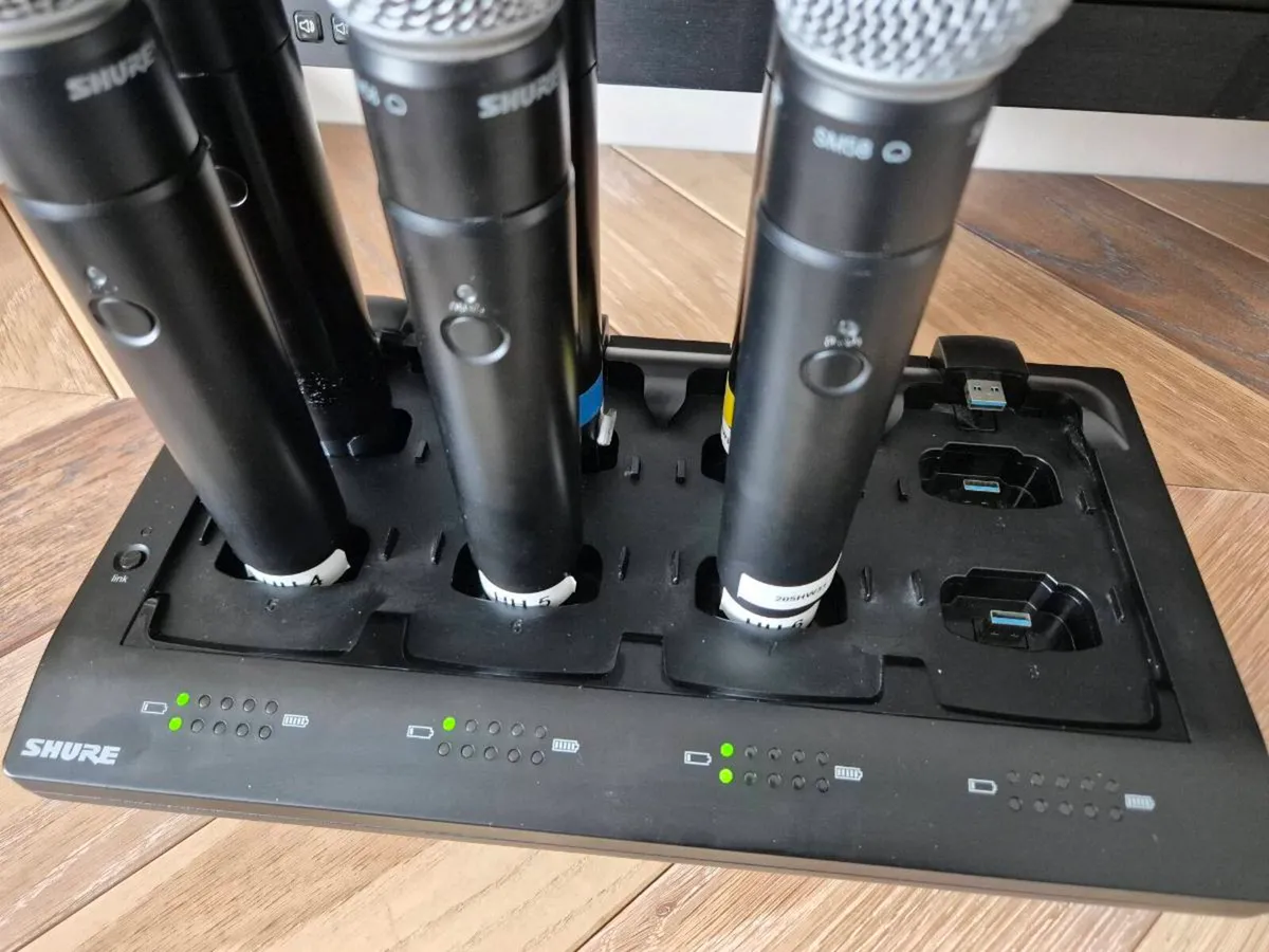Shure Microflex Wireless MXW Bundle: 6x MXW2/SM58 - Image 2