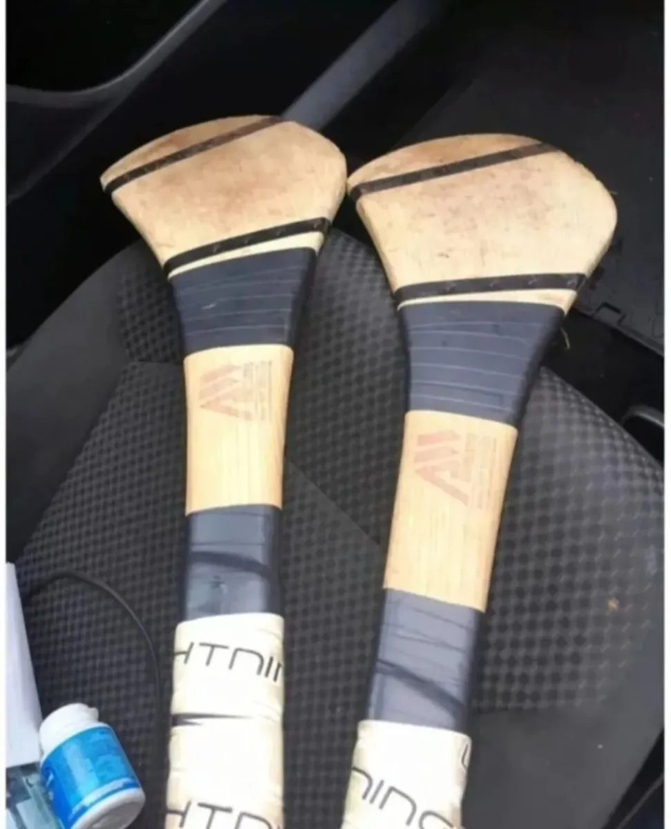 Two 35 inch hurleys for sale. - Image 3