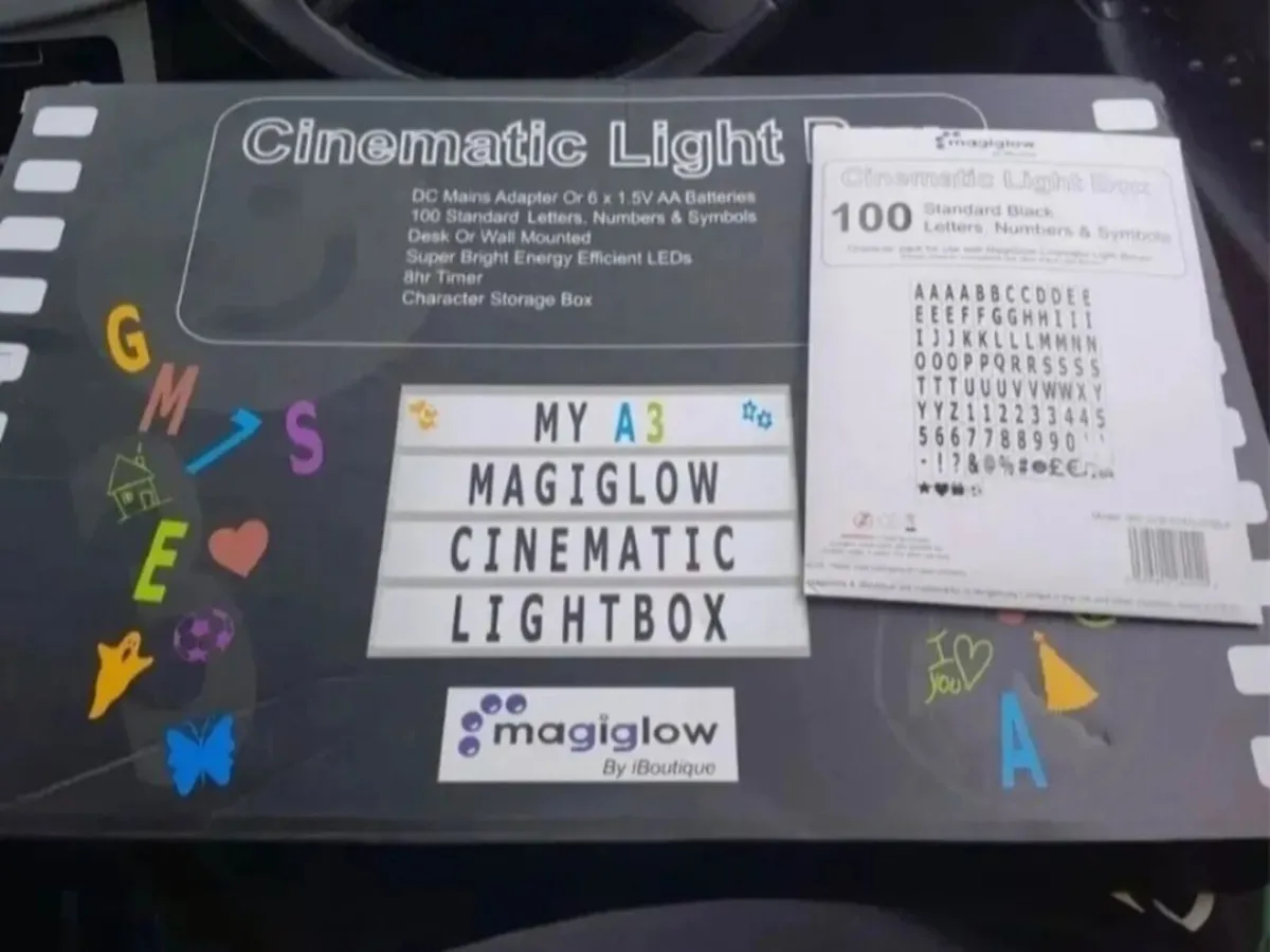 Cinematic Light Box For Sale. - Image 1