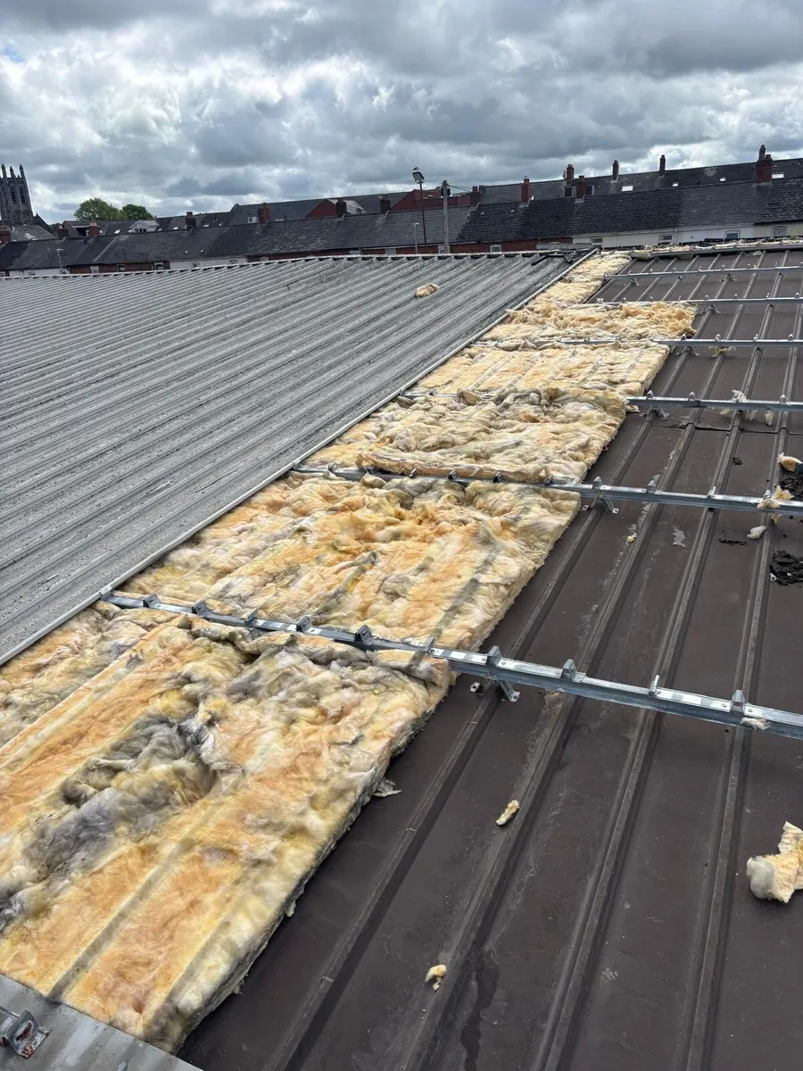 Roof cladding system metal over cladding - Image 1