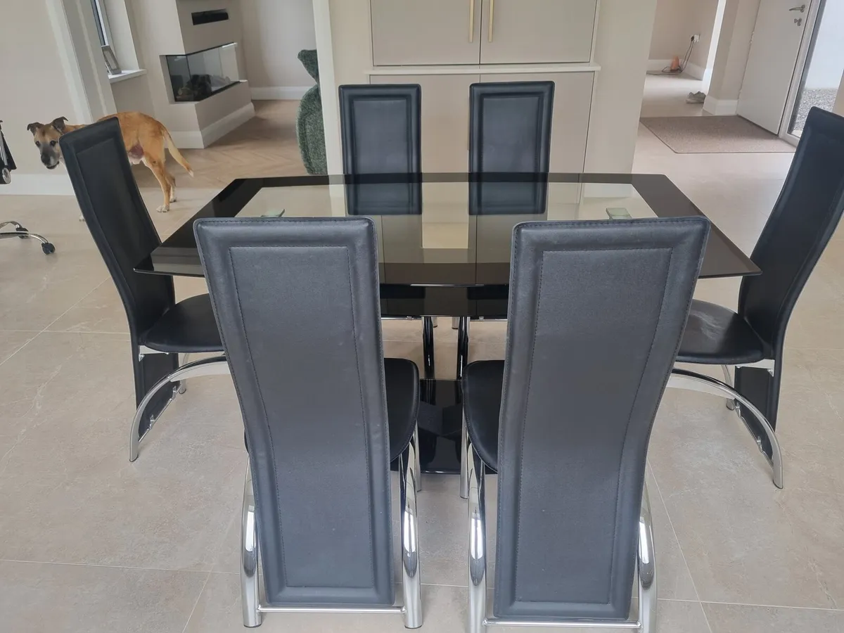 Dinning table and chairs - Image 1