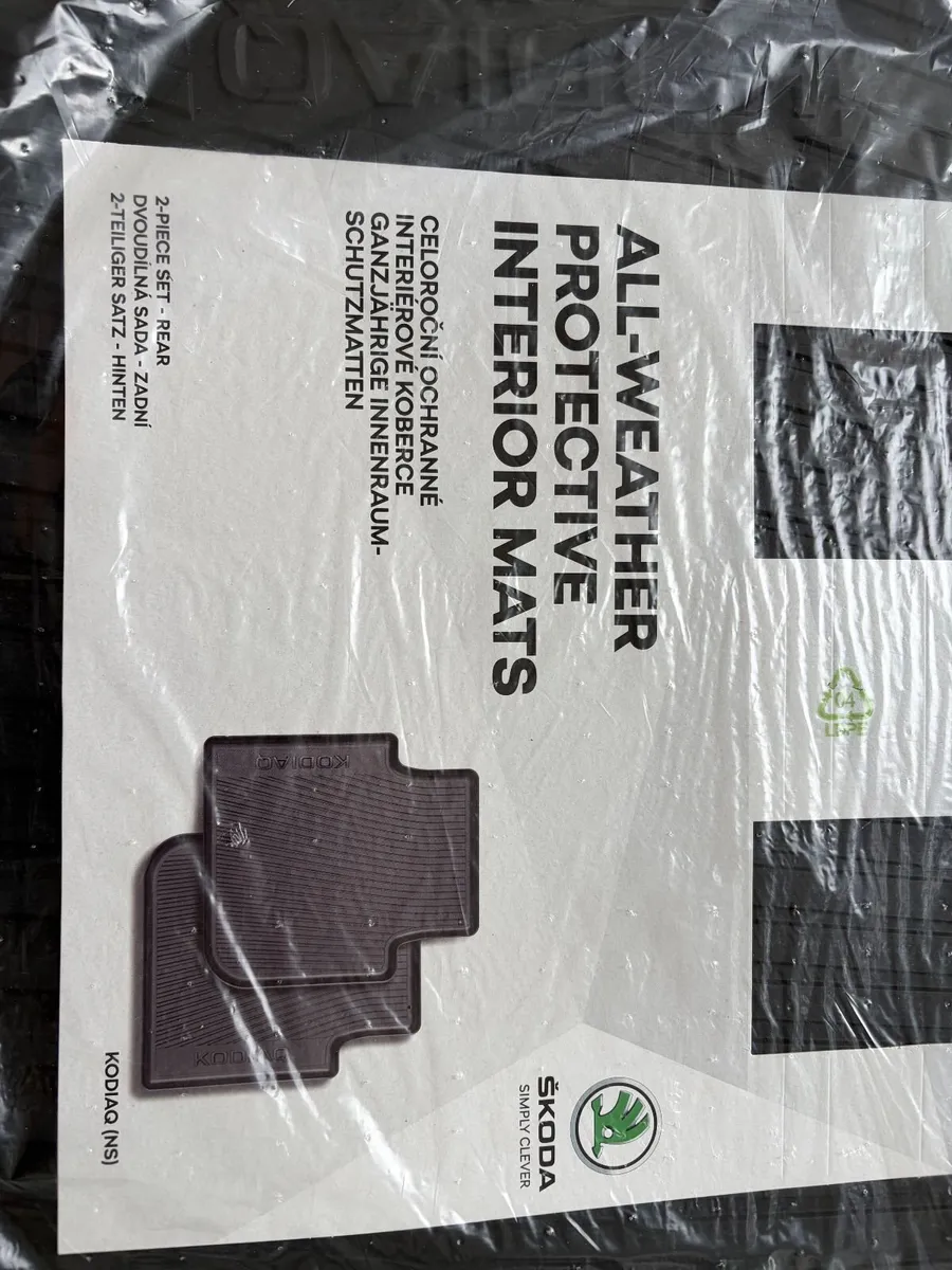Skoda Kodiaq All Weather Mats for Middle Row - Image 3