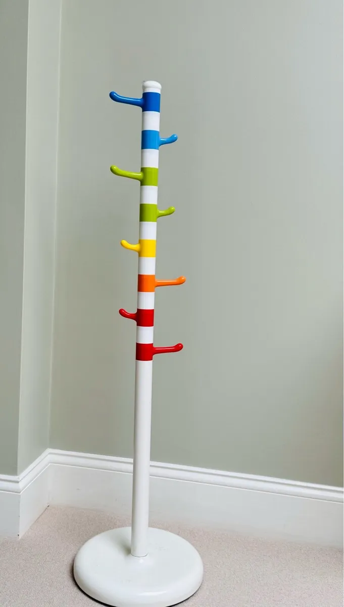 Rainbow Coloured Kids Coat rack - Image 1