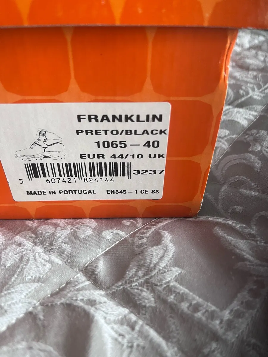 “No Risk” Franklin S3 Safety Boots (New) - Image 4