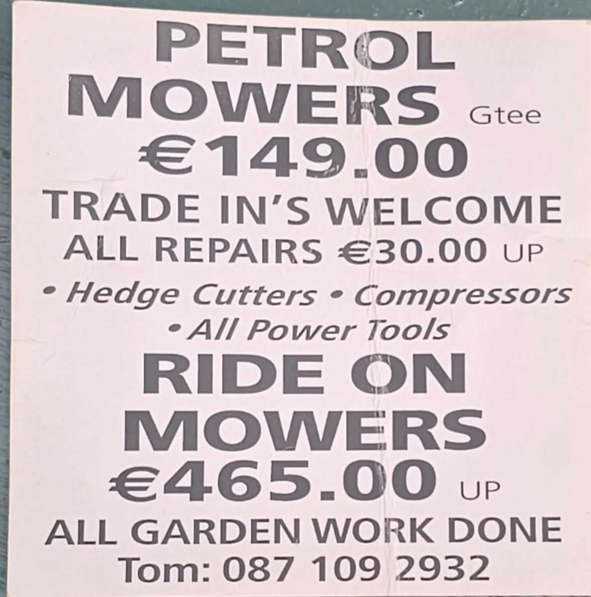 Lawnmowers
