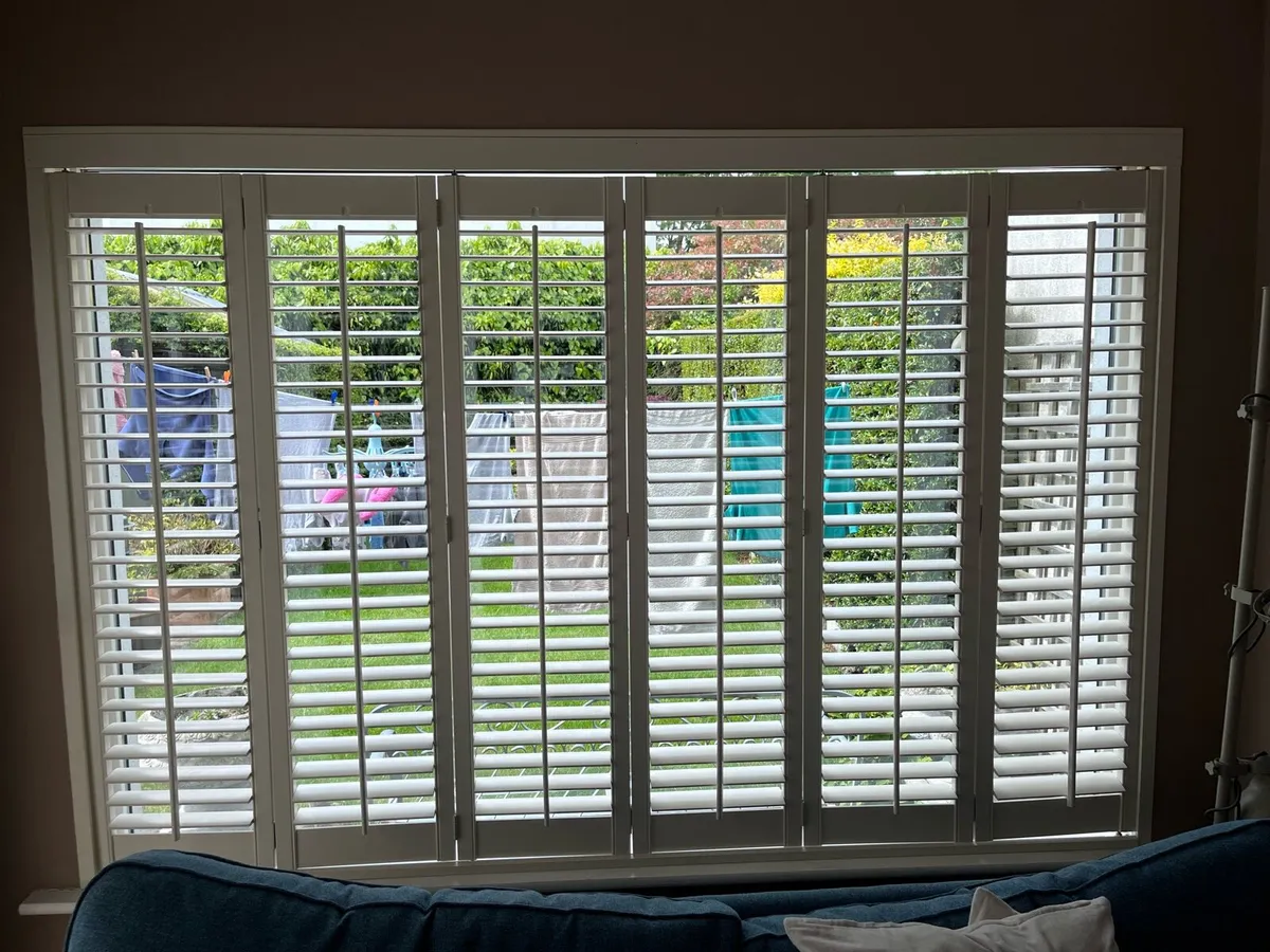 Custom White Interior Shutters - Image 2