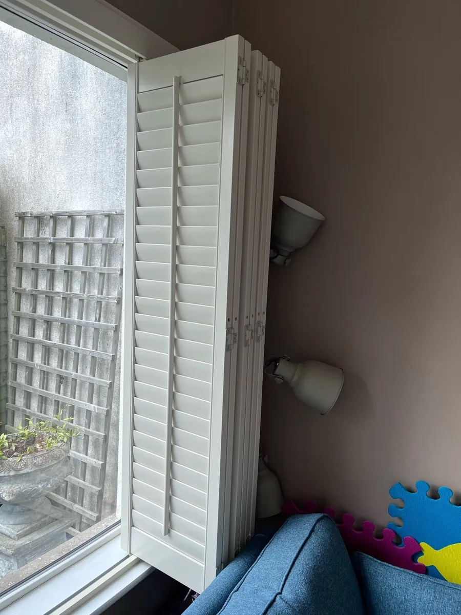 Custom White Interior Shutters - Image 4