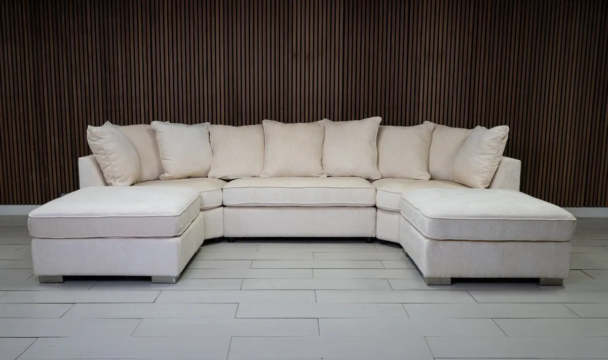 U shape Scatter or Fullback Cushions Sofa - Image 1