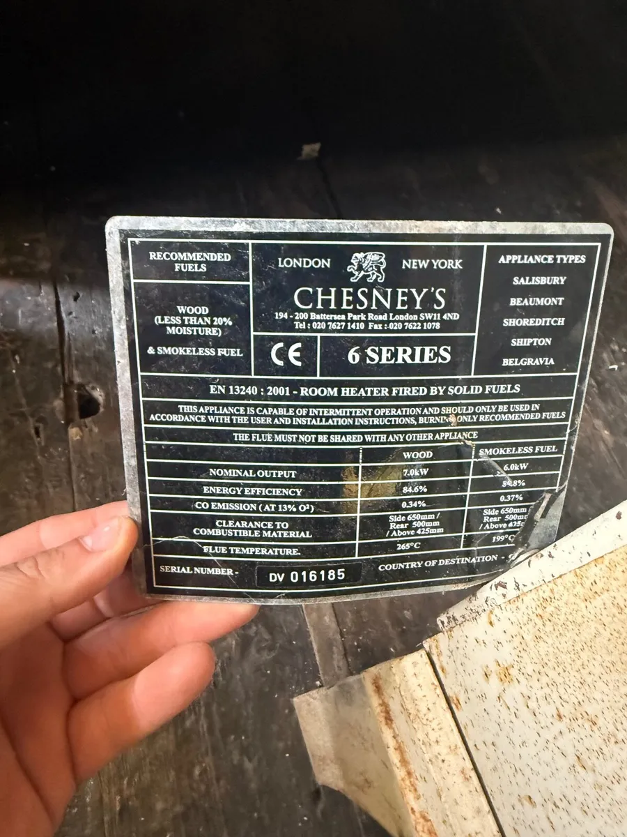 Reclaimed chesney stove - Image 3