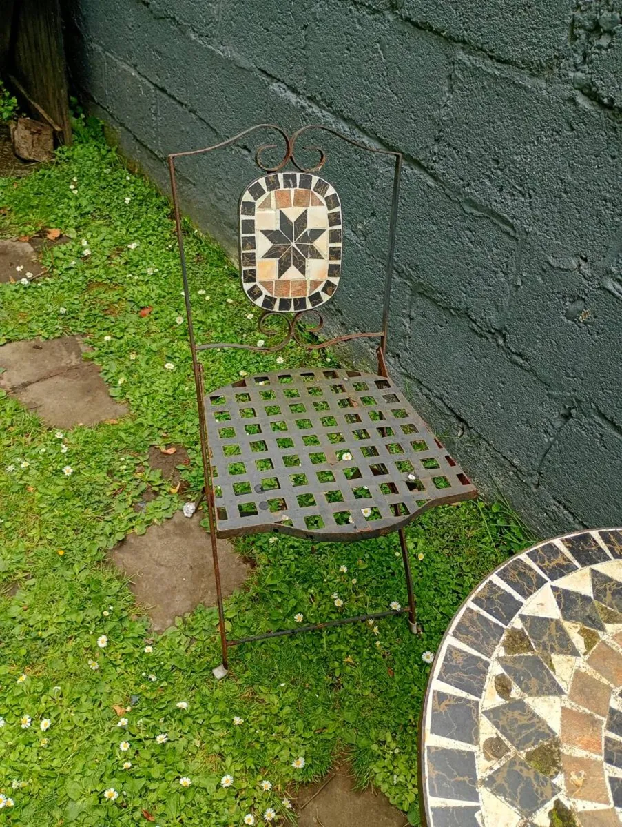 Metal outdoor patio furniture - Image 2