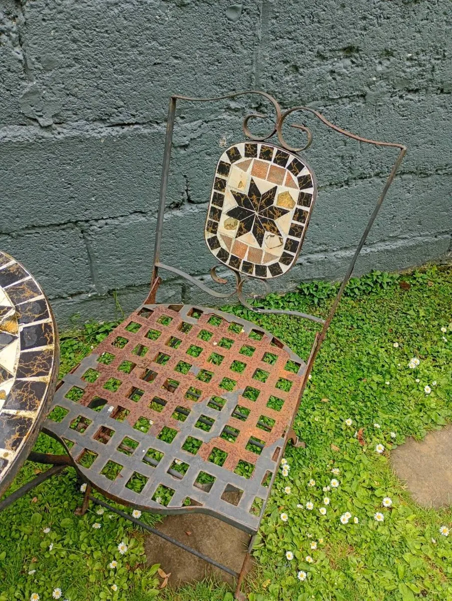 Metal outdoor patio furniture - Image 4