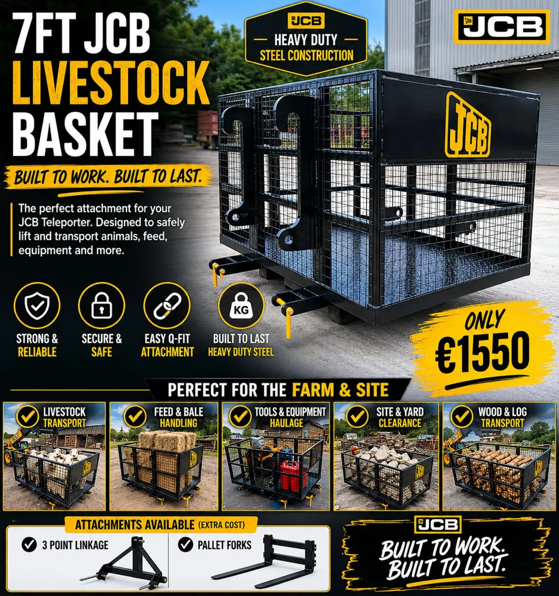 7ft Livestock Baskets - Image 1