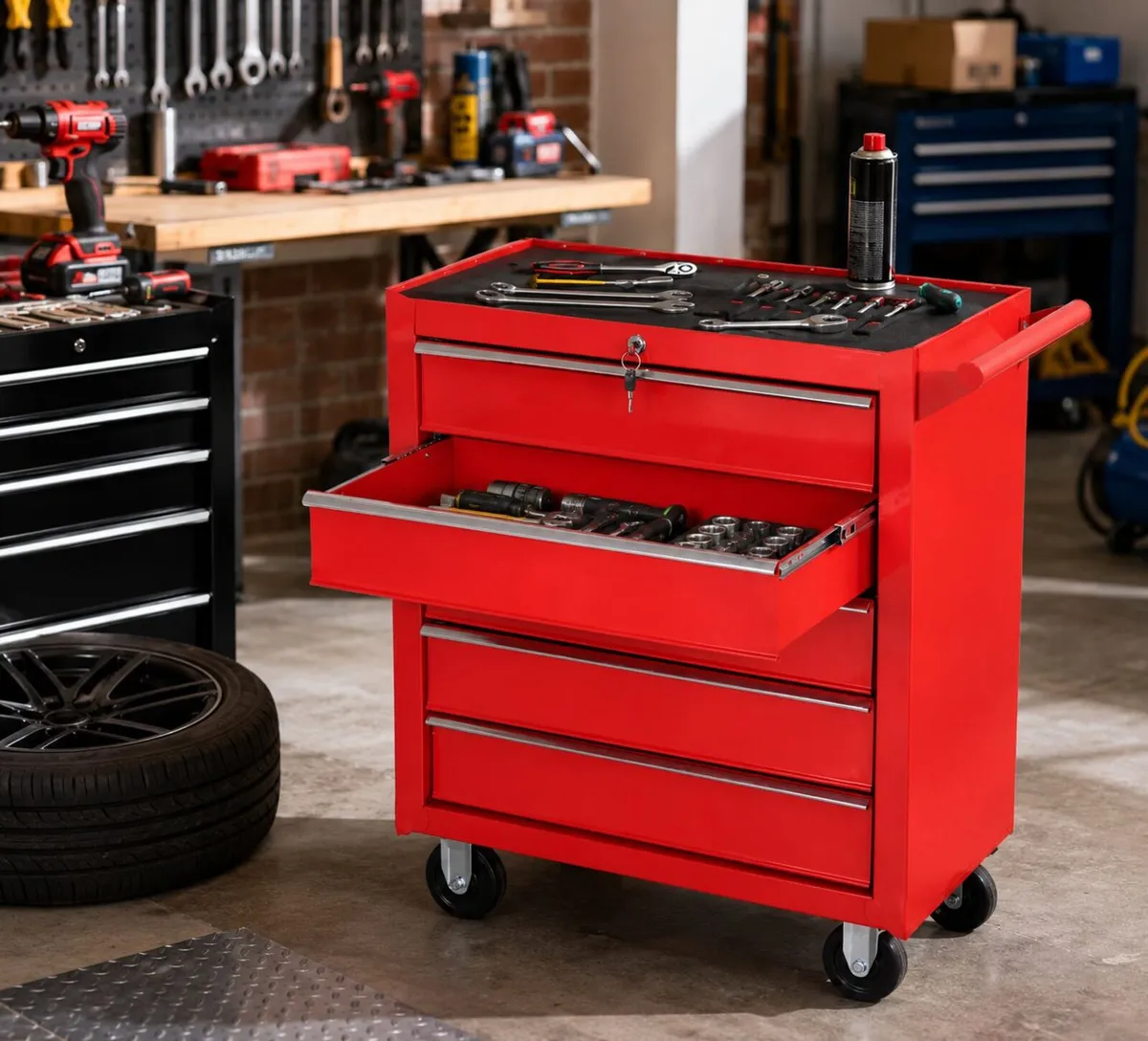 Heavy-Duty Tool Chest on Wheels - Image 2
