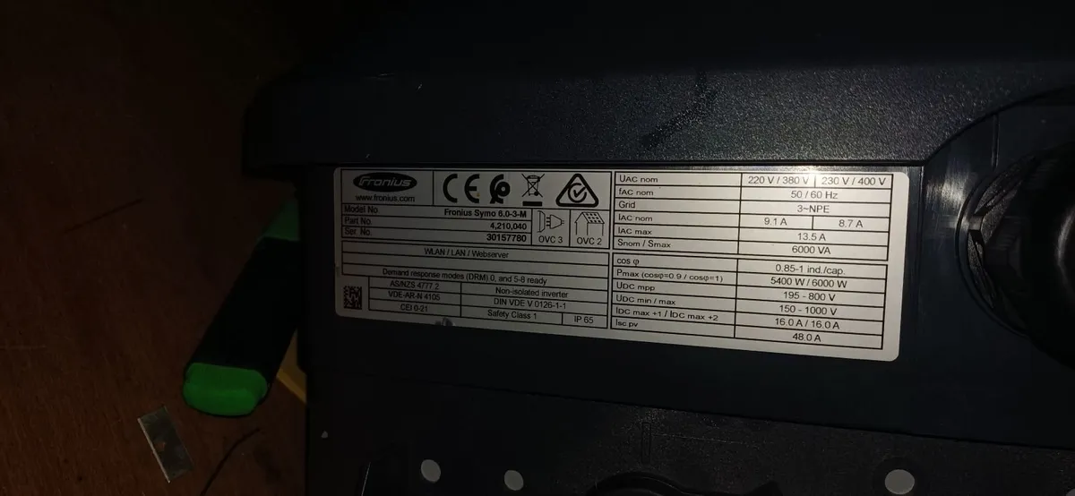 Fronius 5KW PV Inverter - Image 1