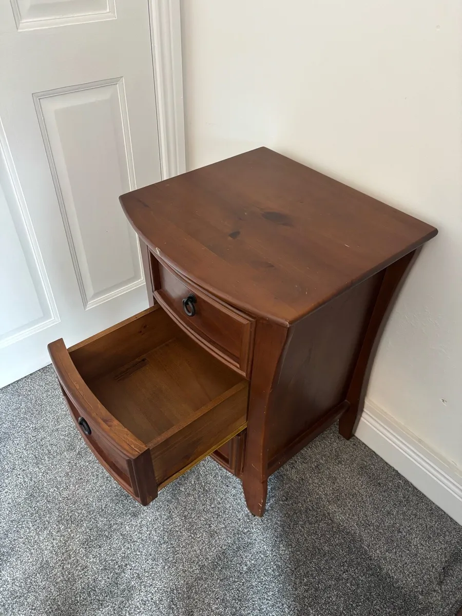 Wooden Bedside Locker - Image 2