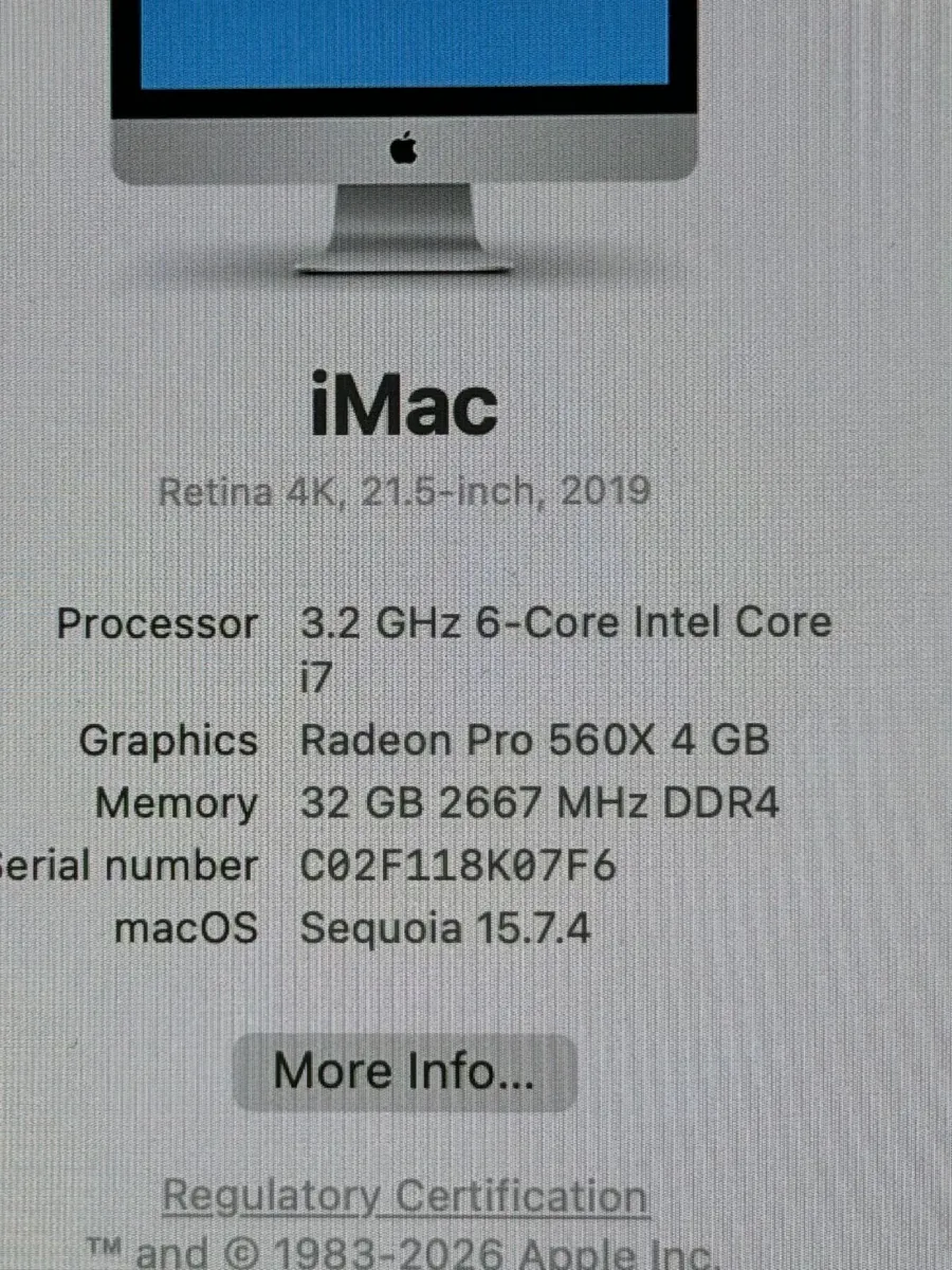 Apple iMac Retina 4K 21.5” 32gb Ram, 1TB - Image 2