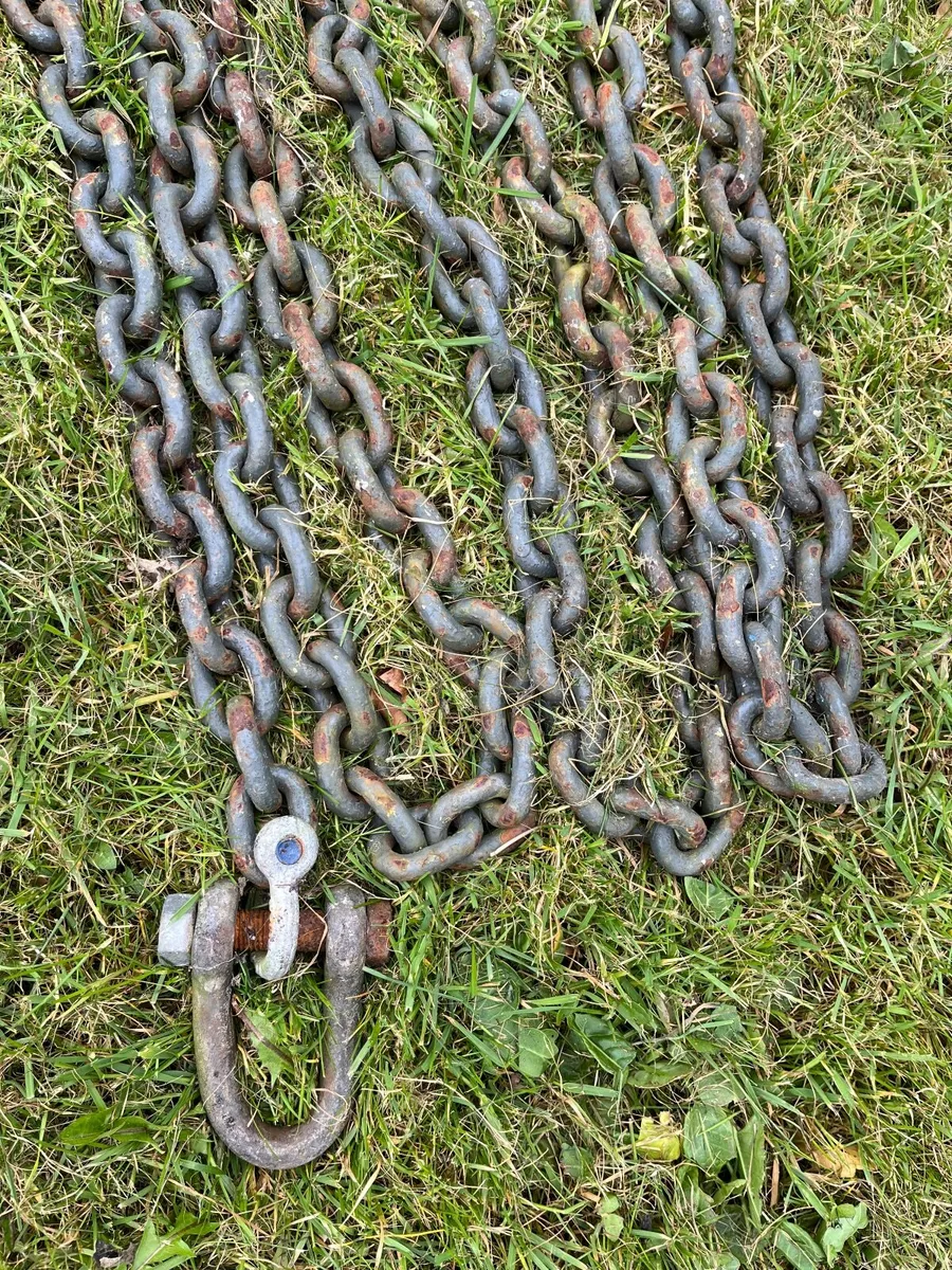 Heavy duty metal chains - Image 2